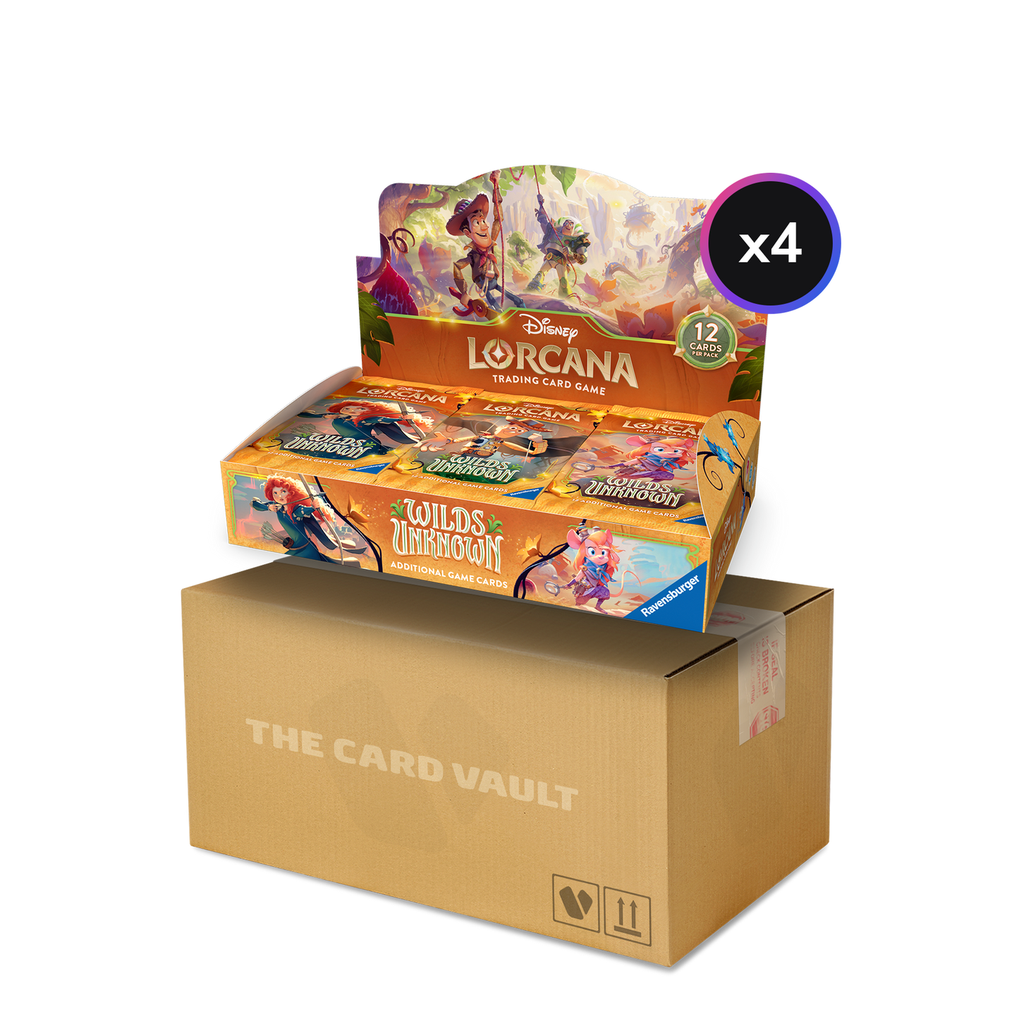 Disney - Lorcana TCG - Wilds Unknown - Display Case (4x Booster Boxes)